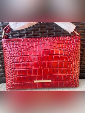 NWT Brahmin LORELEI Red Shoulder Bag